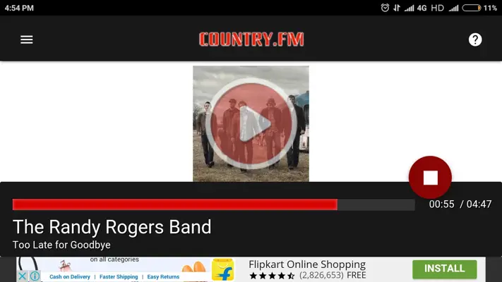 COUNTRY.FM android App screenshot 4